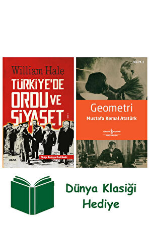 Türkiye'de Ordu ve Siyaset + Geometri + Dünya Klasiği Hediye