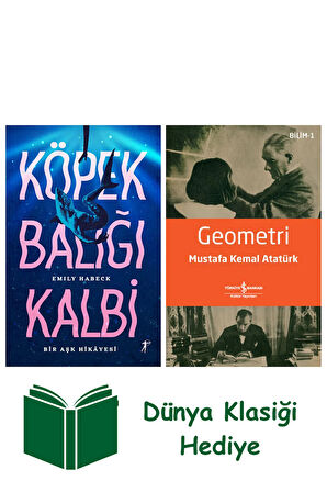 Köpek Balığı Kalbi + Geometri + Dünya Klasiği Hediye