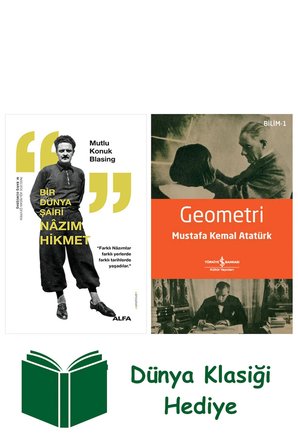 Bir Dünya Şairi Nâzım Hikmet + Geometri + Dünya Klasiği Hediye