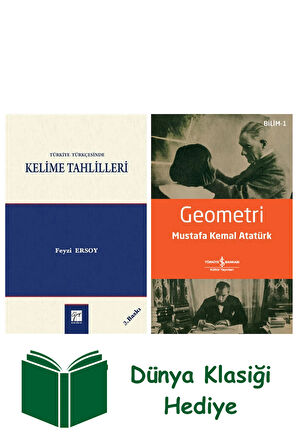 Türkiye Türkçesinde Kelime Tahlilleri + Geometri + Dünya Klasiği Hediye