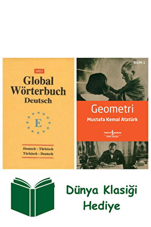 Global Wörterbuch Deutsch - Deutsch - Türkish / Türkish - Deutsch + Geometri + Dünya Klasiği Hediye