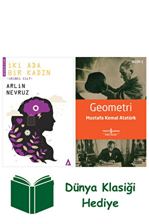 İki Ada Bir Kadın - İkinci Cilt + Geometri + Dünya Klasiği Hediye
