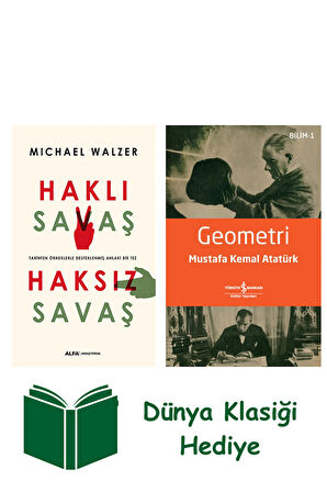 Haklı Savaş Haksız Savaş + Geometri + Dünya Klasiği Hediye