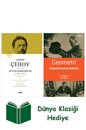 Anton Çehov Bütün Eserleri 12 (Ciltli) + Geometri + Dünya Klasiği Hediye