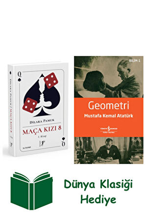 Maça Kızı 8 - 1. Kitap (Ciltli) + Geometri + Dünya Klasiği Hediye