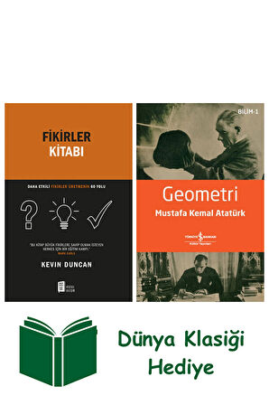 Fikirler Kitabı + Geometri + Dünya Klasiği Hediye