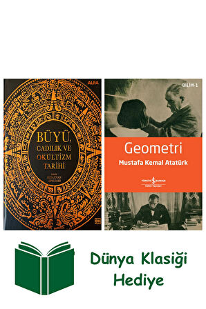 Büyü Cadılık ve Okültizm Tarihi (Ciltli) + Geometri + Dünya Klasiği Hediye