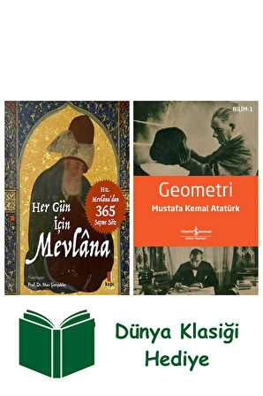 Her Gün İçin Mevlana (Kutulu) + Geometri + Dünya Klasiği Hediye