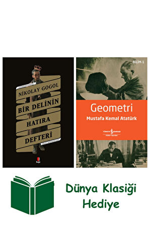 Bir Delinin Hatıra Defteri + Geometri + Dünya Klasiği Hediye