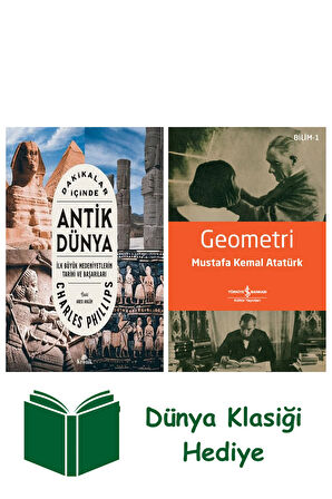 Dakikalar İçinde Antik Dünya + Geometri + Dünya Klasiği Hediye