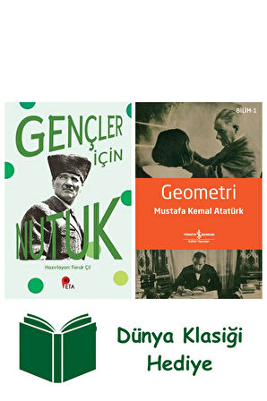 Gençler İçin Nutuk + Geometri + Dünya Klasiği Hediye