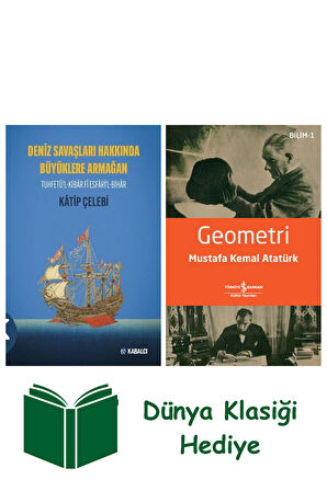 Deniz Savaşları Hakkında Büyüklere Armağan + Geometri + Dünya Klasiği Hediye