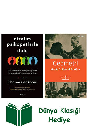 Etrafım Psikopatlarla Dolu + Geometri + Dünya Klasiği Hediye