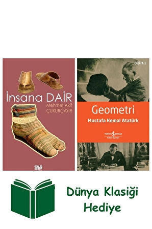 İnsana Dair + Geometri + Dünya Klasiği Hediye