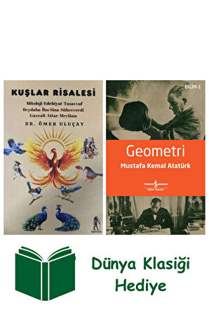 Kuşlar Risalesi + Geometri + Dünya Klasiği Hediye