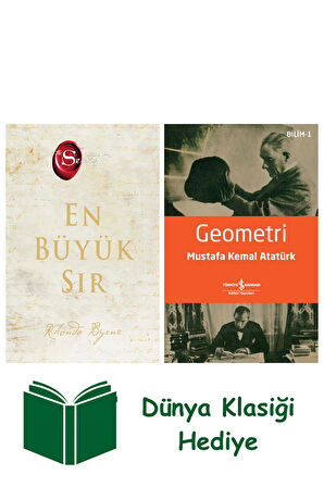 The Secret - En Büyük Sır (Ciltli) + Geometri + Dünya Klasiği Hediye