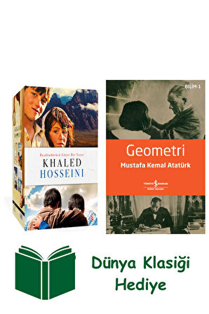 Khaled Hosseini - Kutulu Set + Geometri + Dünya Klasiği Hediye