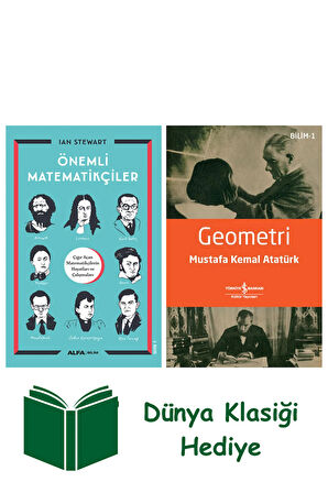 Önemli Matematikçiler + Geometri + Dünya Klasiği Hediye