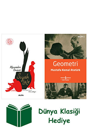 Siyah Lale + Geometri + Dünya Klasiği Hediye