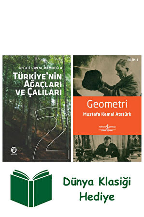 Türkiye'nin Ağaçları ve Çalıları 2 + Geometri + Dünya Klasiği Hediye