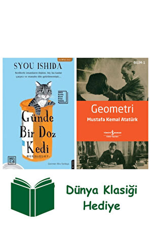 Günde Bir Doz Kedi + Geometri + Dünya Klasiği Hediye