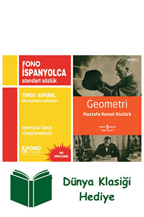 İspanyolca Standart Sözlük + Geometri + Dünya Klasiği Hediye