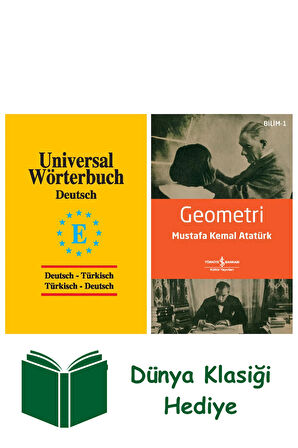 Universal Wörterbuch Deutsch - Türkisch / Türkisch - Deutsch + Geometri + Dünya Klasiği Hediye