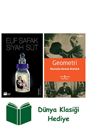 Siyah Süt + Geometri + Dünya Klasiği Hediye
