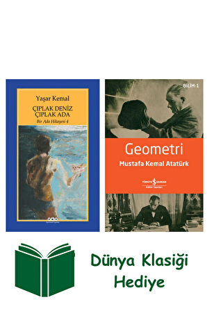 Çıplak Deniz Çıplak Ada + Geometri + Dünya Klasiği Hediye