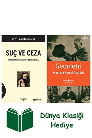 Suç ve Ceza + Geometri + Dünya Klasiği Hediye