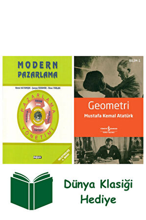 Modern Pazarlama + Geometri + Dünya Klasiği Hediye