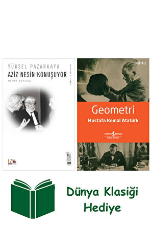 Aziz Nesin Konuşuyor + Geometri + Dünya Klasiği Hediye