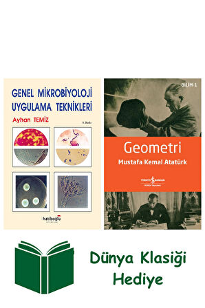 Genel Mikrobiyoloji Uygulama Teknikleri + Geometri + Dünya Klasiği Hediye