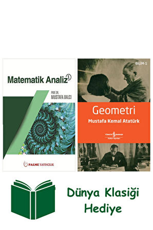 Matematik Analiz 1 + Geometri + Dünya Klasiği Hediye