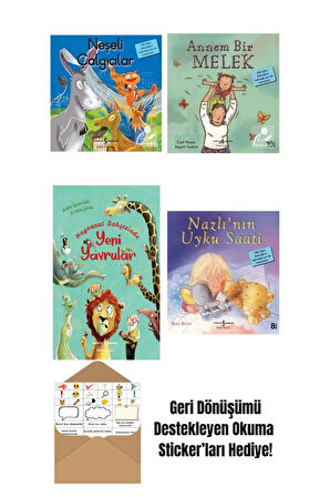 En Çok Okunan Çocuk Masal Öykü Kitapları 4 Kitap Set