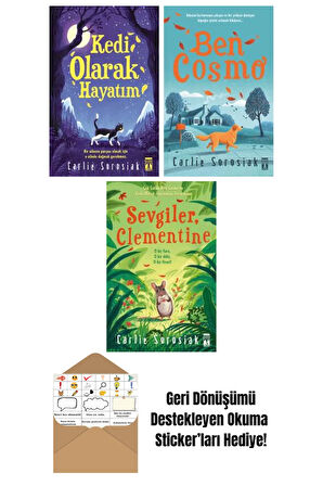 Carlie Sorosiak 3 Kitap Seti + Okuma Sticker'ları