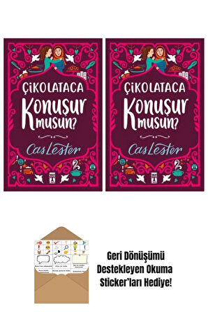 Cas Lester 2 Kitap Seti + Okuma Sticker'ları