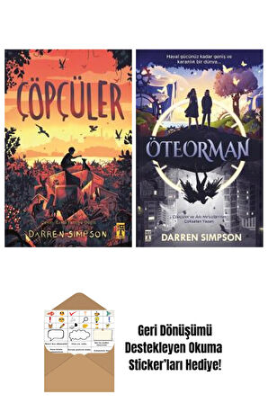 Darren Simpson 2 Kitap Seti + Okuma Sticker'ları