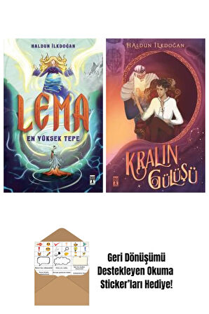 Haldun İlkdoğan 2 Kitap Seti + Okuma Sticker'ları