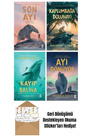 Hannah Gold 4 Kitap Seti + Okuma Sticker'ları