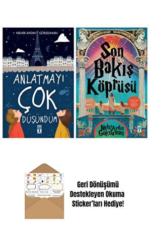 Nehir Aydın Gökduman 2 Kitap Seti + Okuma Sticker'ları