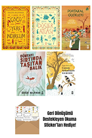 Özgür Balpınar 5 Kitap Seti + Okuma Sticker'ları