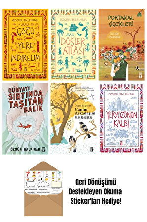 Özgür Balpınar 6 Kitap Seti + Okuma Sticker'ları