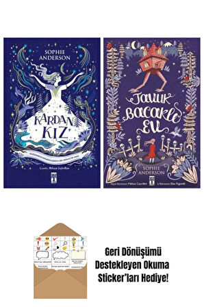 Sophie Anderson 2 Kitap Seti + Okuma Sticker'ları