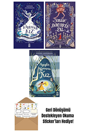 Sophie Anderson 3 Kitap Seti + Okuma Sticker'ları