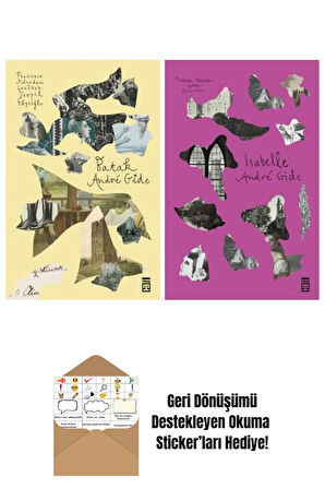 André Gide 2 Kitap Seti + Okuma Sticker'ları
