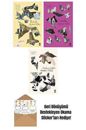 André Gide 3 Kitap Seti + Okuma Sticker'ları