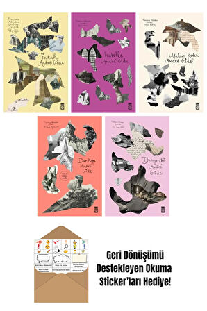 André Gide 5 Kitap Seti + Okuma Sticker'ları