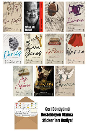 Bahadır Yenişehirlioğlu 11 Kitap Seti + Okuma Sticker'ları