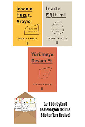 Ferhat Kardaş 3 Kitap Seti + Okuma Sticker'ları